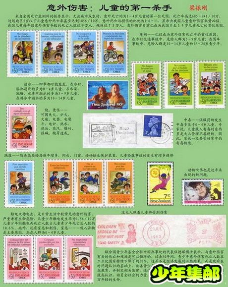 一页邮集 意外伤害：儿童的第一杀手.jpg